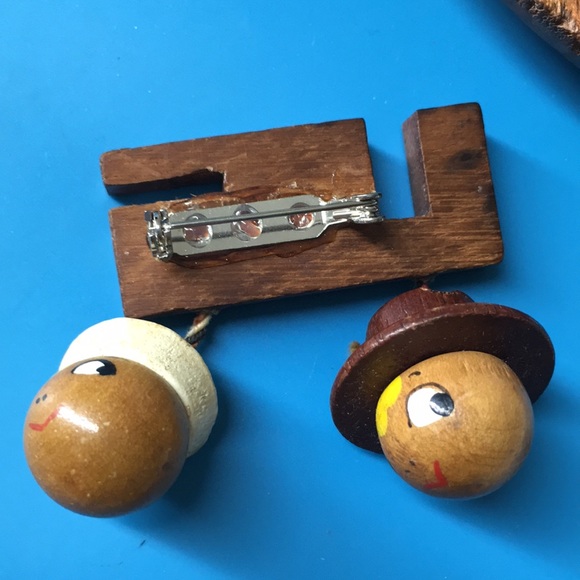 🖤Vtg NAVY SWEETHEART PIN BROOCH - Picture 8 of 10